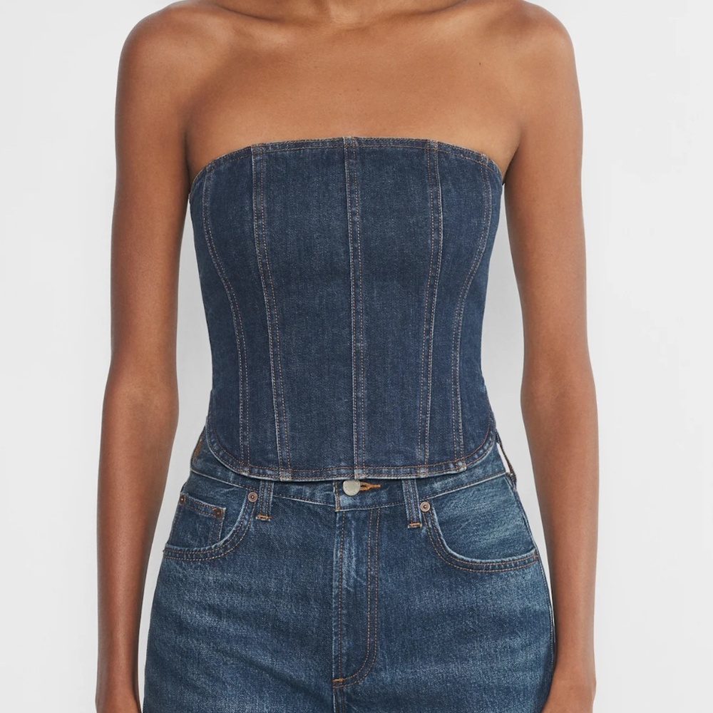 Aritzia - The '90s Debbie Denim Bustier